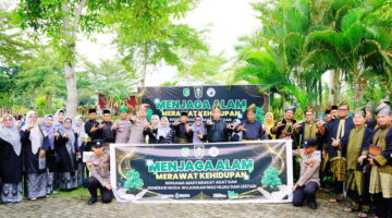 Polres Meranti Pejabat Forkopimda Bersama PKKKSNM Malaysia LAMR Dukung Green Policing